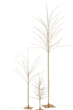 J-LINE Medium Kale boom LED metaal goud