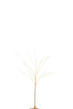 J-LINE Medium Kale boom LED metaal goud