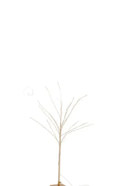 J-LINE Medium Kale boom LED metaal goud
