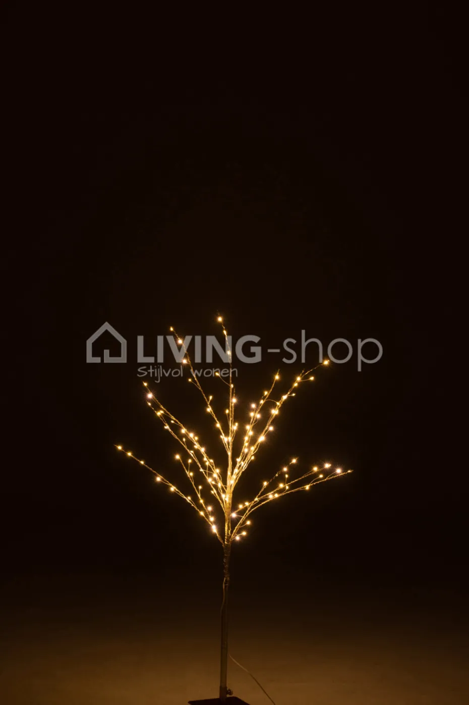 J-LINE Medium Kale boom LED metaal goud