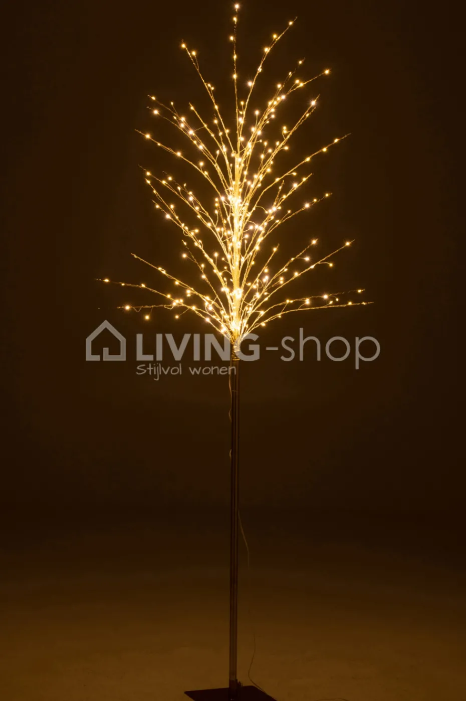 J-LINE Medium Kale boom LED metaal goud