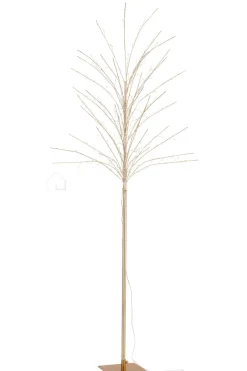 J-LINE Medium Kale boom LED metaal goud