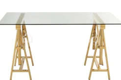 J-LINE Modern design bureau verstelbaar roestvrij staal