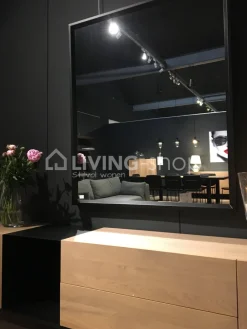 PR LIVING Modern grijs eiken dressoir laag strak landelijk met metaal