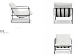 PR LIVING Moderne clubzetel Amber
