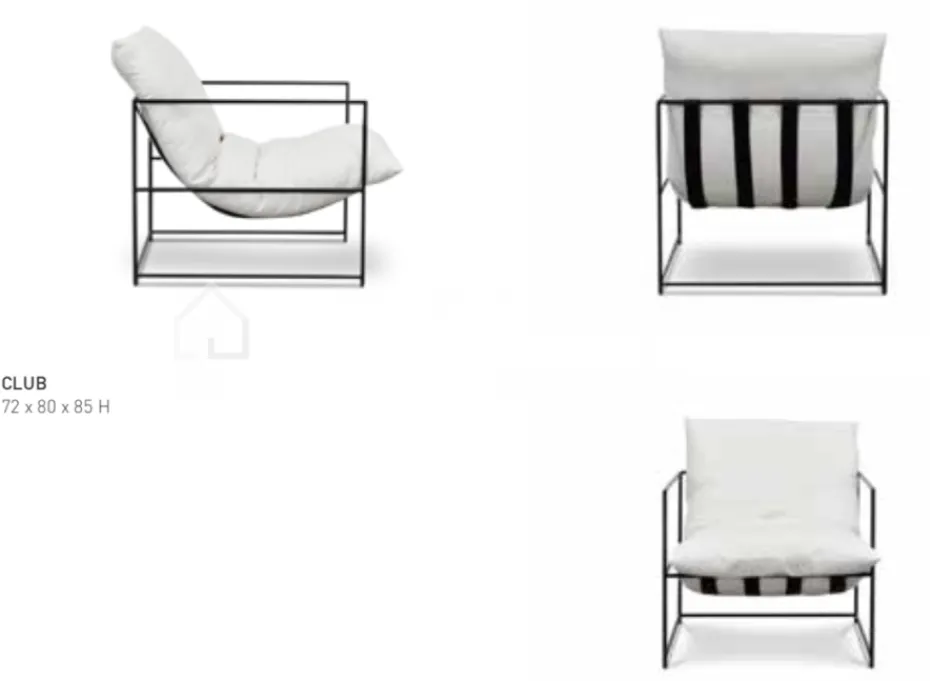 PR LIVING Moderne clubzetel Amber