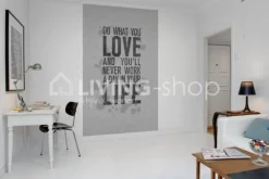 Rebel Walls Mural quote do what you love in life