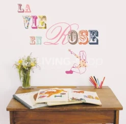 MIMI'lou Muursticker La Vie En Rose