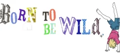MIMI'lou Muursticker voor Jongens Born To Be Wild