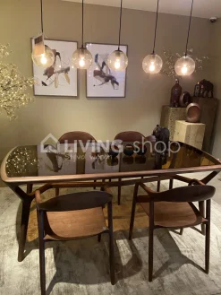 Neva Houten Stoel Ethnic Bruin