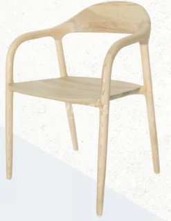 Neva Houten Stoel Ethnic Bruin