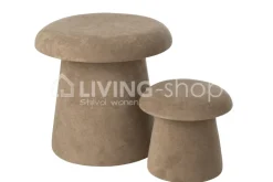 J-LINE Opberg krukken paddenstoelen