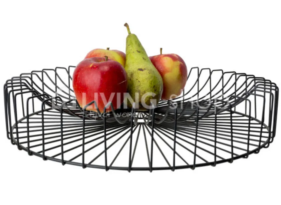 Cosy & Trendy Orbit Fruitschaal modern draad zwart metaal