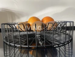 Cosy & Trendy Orbit Fruitschaal modern draad zwart metaal