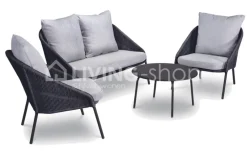 Outdoor lounge sofa set Nadal light grey