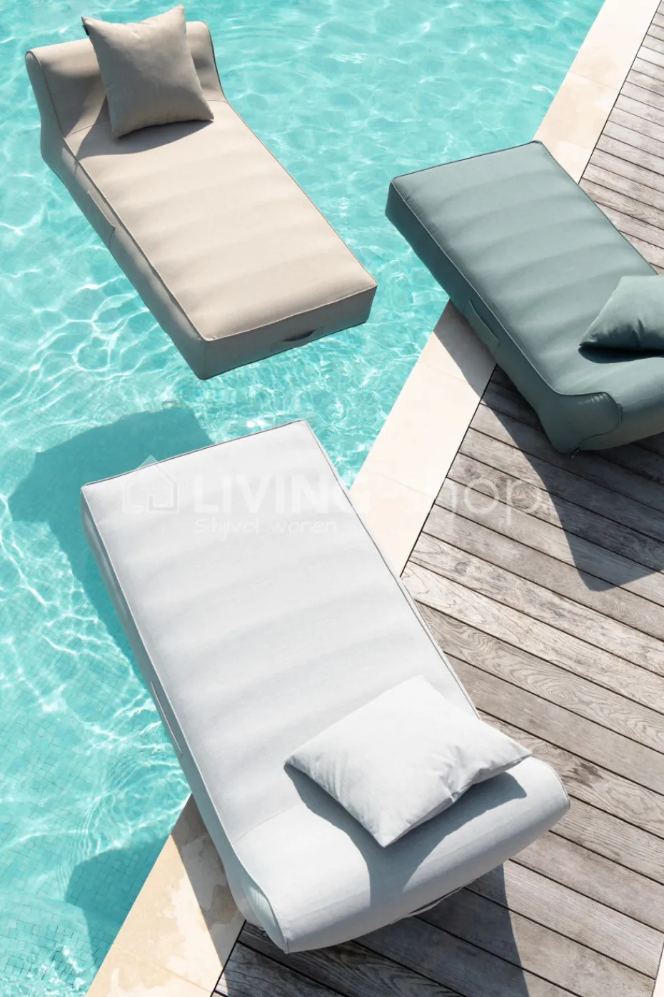 J-LINE Outdoor matras Helene ligkussen