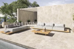 Outdoor sofa 2 seater sunproof quick dry foam