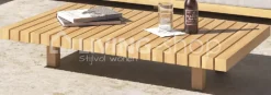 Outdoor sofa 2 seater sunproof quick dry foam