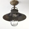 Verlichting online Plafondlamp brons metaal klassiek Biliardo outdoor
