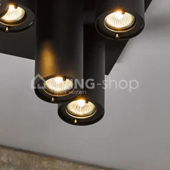 Verlichting online Plafondlamp metaal zwart