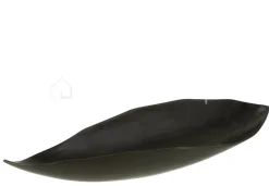 J-LINE Plateau blad aluminium zwart