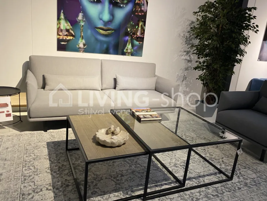 PR LIVING sofa Sara lederen zetel 3,5 zit