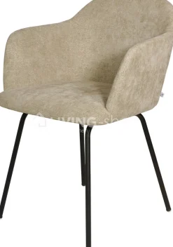 PR LIVING Rachel stoel fabric A + black leg