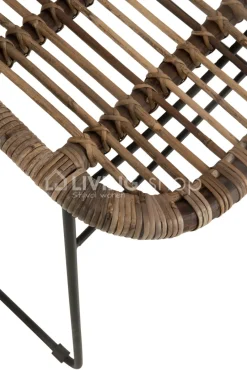 J-LINE Rachel stoel kobo rotan kunststof