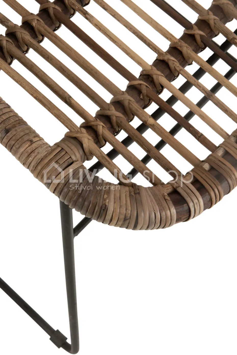 J-LINE Rachel stoel kobo rotan kunststof