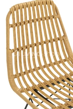 J-LINE Rachel stoel kobo rotan kunststof