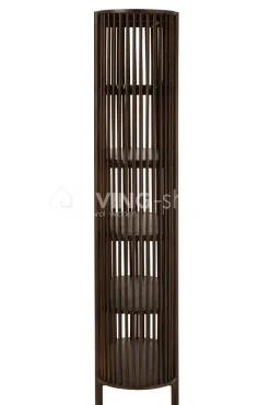 J-LINE Rek Conie 5 Planken Mango Hout