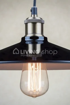 Verdace verlichting Retro hanglamp zwart