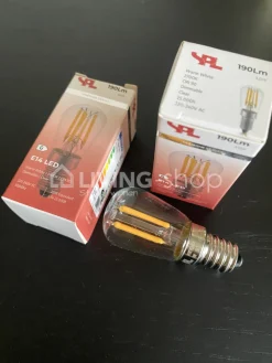 Verlichting online Retro LED PARFUMLAMP E14 3W clear
