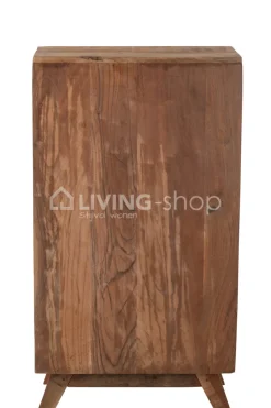 J-LINE Retro Vintage kast gerecycleerd hout