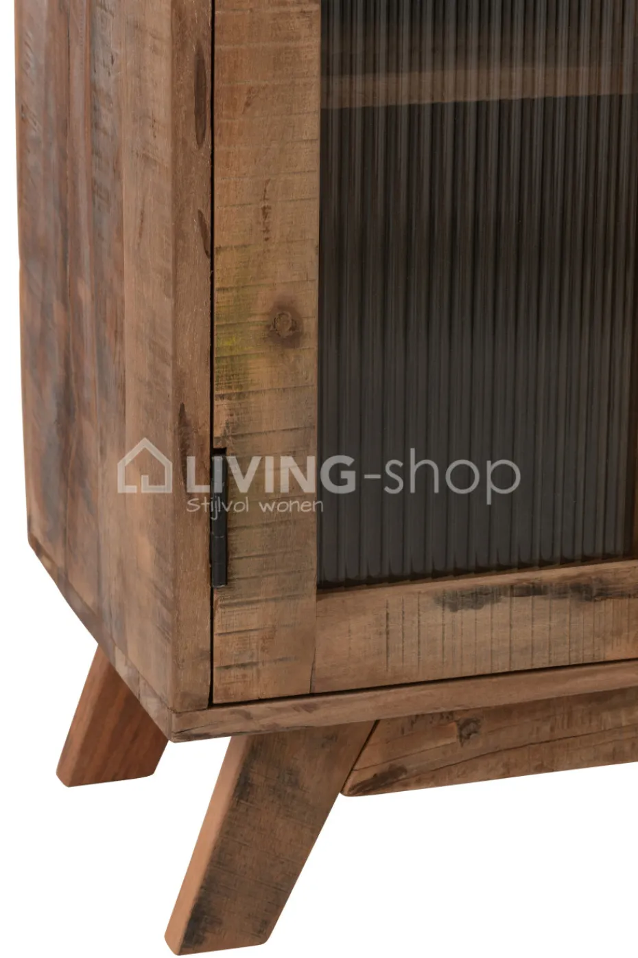 J-LINE Retro Vintage kast gerecycleerd hout