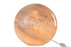 J-LINE Ronde lamp Dany glas gemarmerd Large
