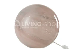 J-LINE Ronde lamp Dany glas gemarmerd Large