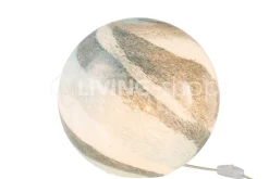 J-LINE Ronde lamp Dany glas gemarmerd Large