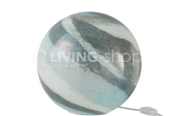 J-LINE Ronde lamp Dany glas gemarmerd Large