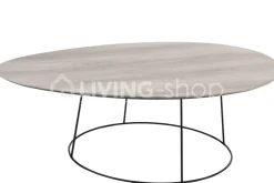 J-LINE Salontafel modern ovaal