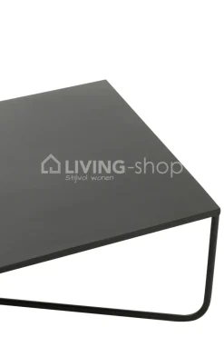 J-LINE Salontafel zwart metaal