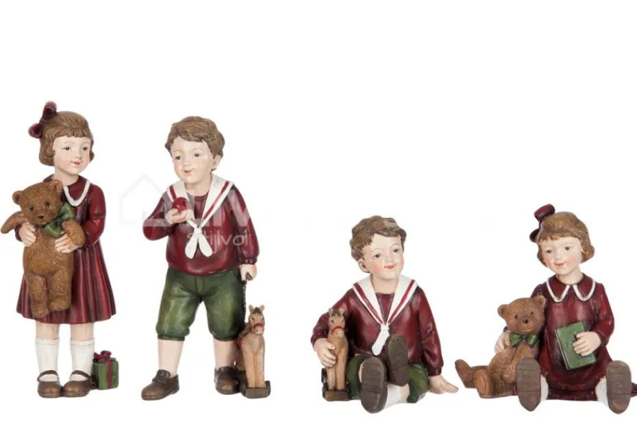 J-LINE Set 2 beelden kinderen