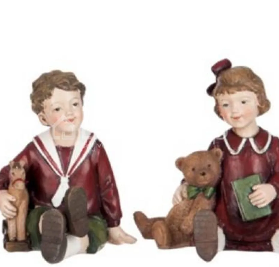 J-LINE Set 2 beelden kinderen