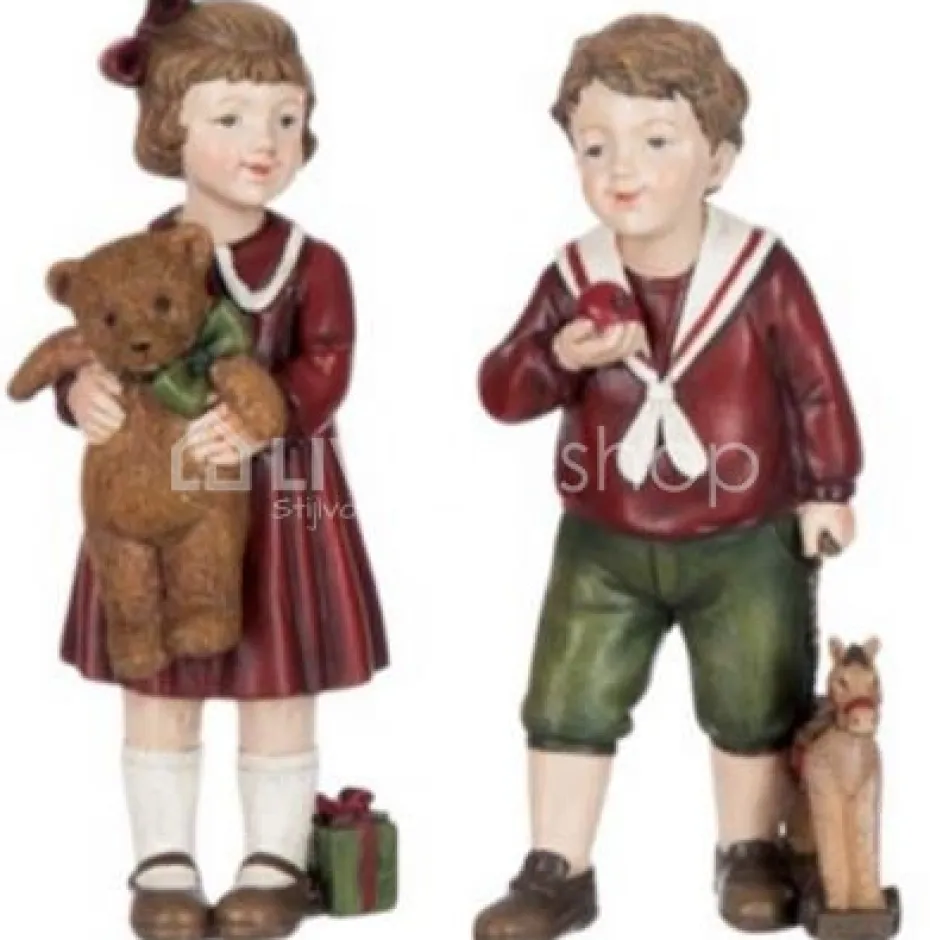 J-LINE Set 2 beelden kinderen