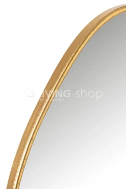 J-LINE Spiegel abstract goud onregelmatige vorm