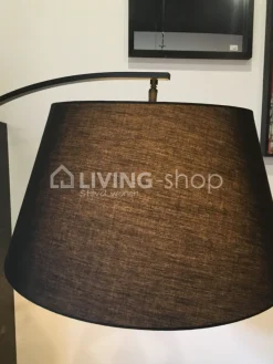 J-LINE Staande lamp boog zwart