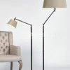 Verlichting online Staande lamp richtbaar landelijk modern + kap DIA20x15xH12CM