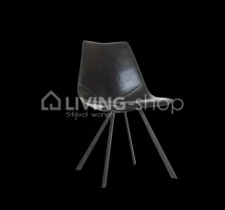 Stoel Alicia ginger pu+ black leg