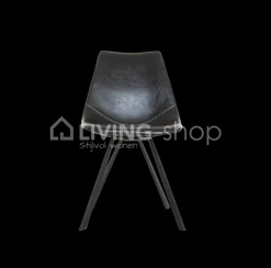 Stoel Alicia ginger pu+ black leg