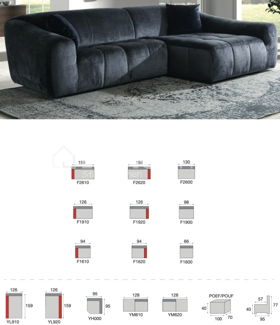 PR LIVING Stoere zetel Maud